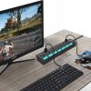 USB-A centrmezgla sadalītājs ar apgaismotiem slēdžiem, 7 porti