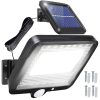 Āra saules lampa ar krēslas kustības sensoriem 100 LED