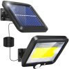 Āra saules lampa ar krēslas kustības sensoriem 100 LED