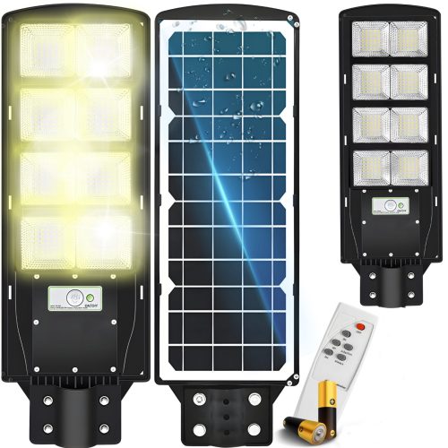 Saules ielu lampa ar krēslas kustības sensoru LED PILOT 360 W