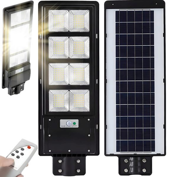 Saules ielu lampa ar krēslas kustības sensoru LED PILOT 360 W