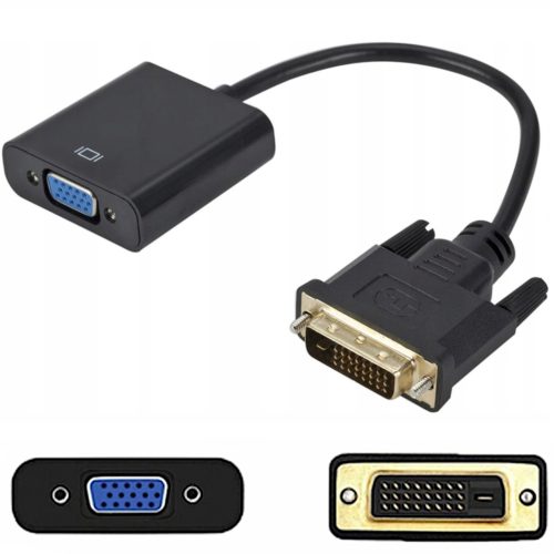 Audio un video adapteris DVI-D - VGA 23,5 cm
