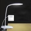 Skolas galda lampa, kas piestiprināta pie galda virsmas ar klipsi, 14 gaismas diodes