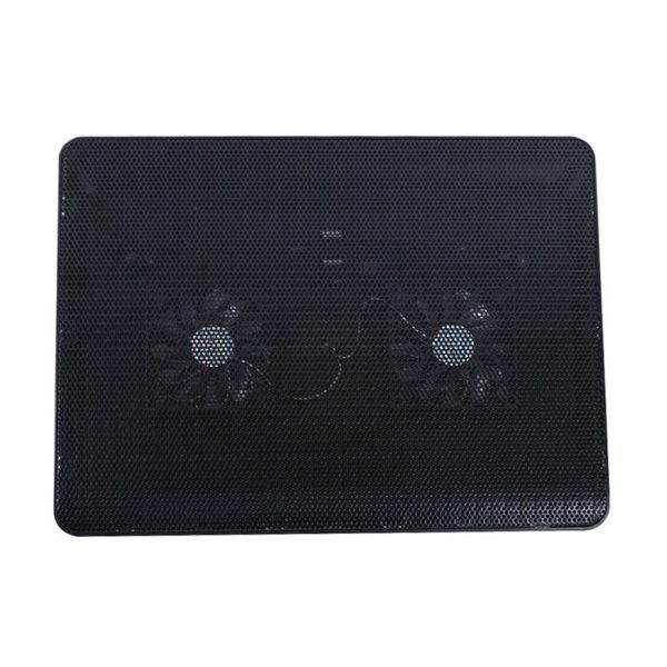 Klēpjdatora dzesēšanas paliktnis ar 2 LED ventilatoriem 12-15.4''