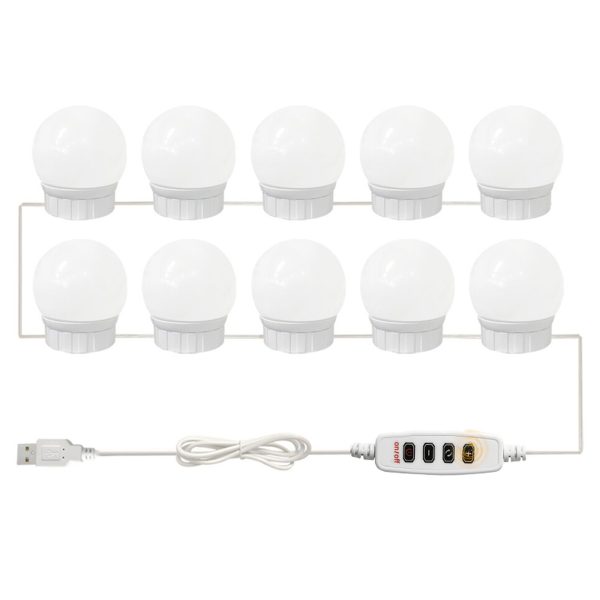 LED spuldzes spoguļgaldiņam 10 līmeņi 2 m