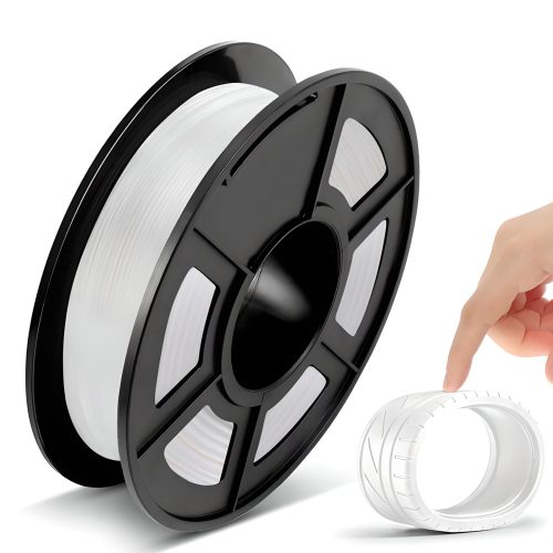 3D printera 3D pildspalvas kvēldiega uzpilde PLA 1,75 mm 68 m - balta