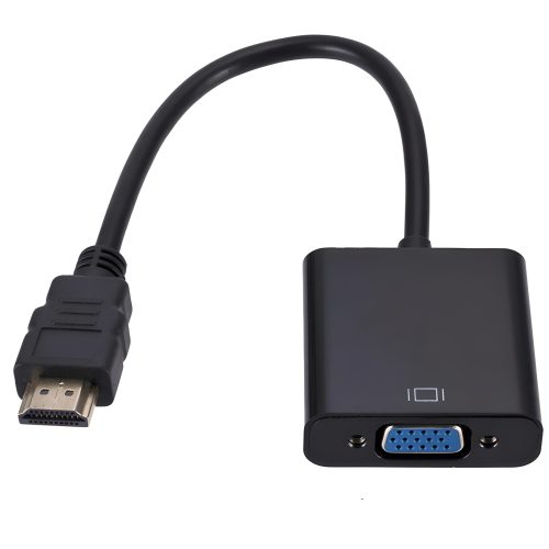 HDMI - VGA DSUB pārveidotāja adapteris 25 cm