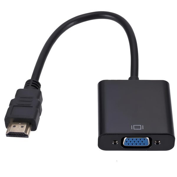 HDMI - VGA DSUB pārveidotāja adapteris 25 cm