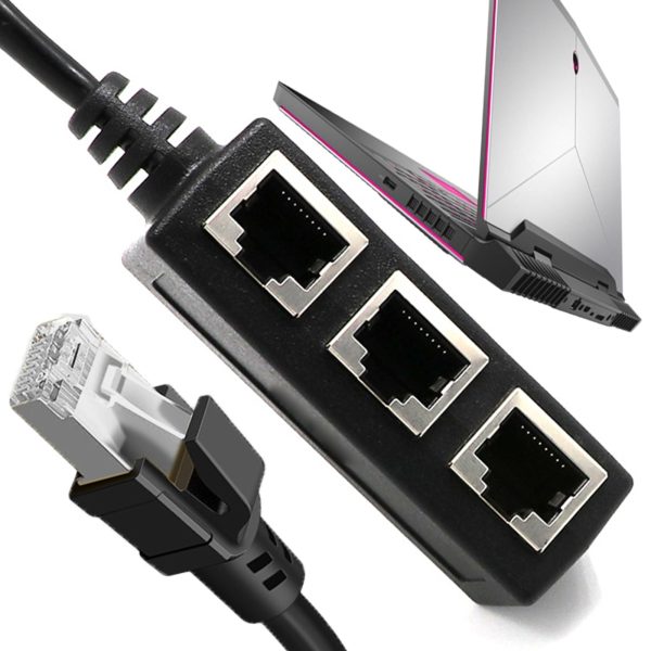 Tīkla sadalītājs RJ45 3x LAN centrmezglam