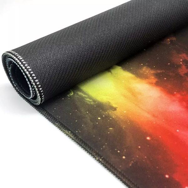 Spēļu galda peles paliktnis XXL 90 x 40 cm - varavīksnes krāsā