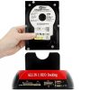 Dokstacija 2 HDD SSD SATA IDE 2.5'' 3.5'' USB diskdziņiem