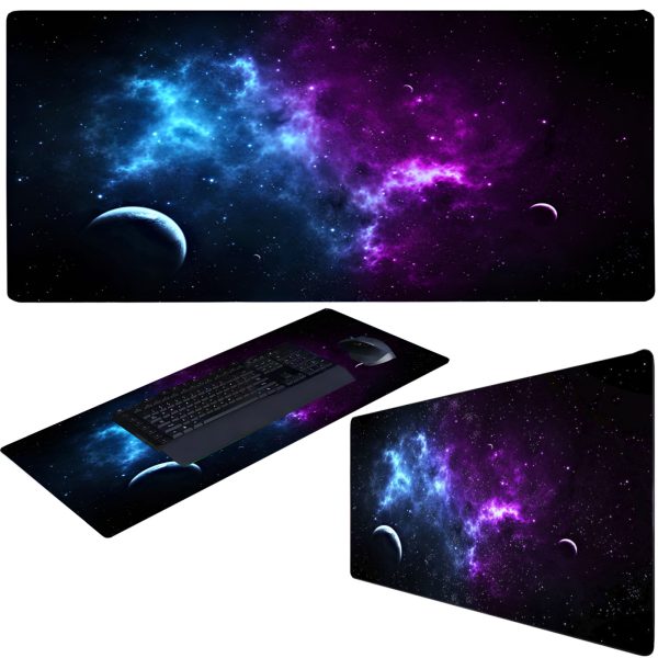 Spēļu galda paklājiņš spēlētājiem XXL 80 x 40 cm - galaktika