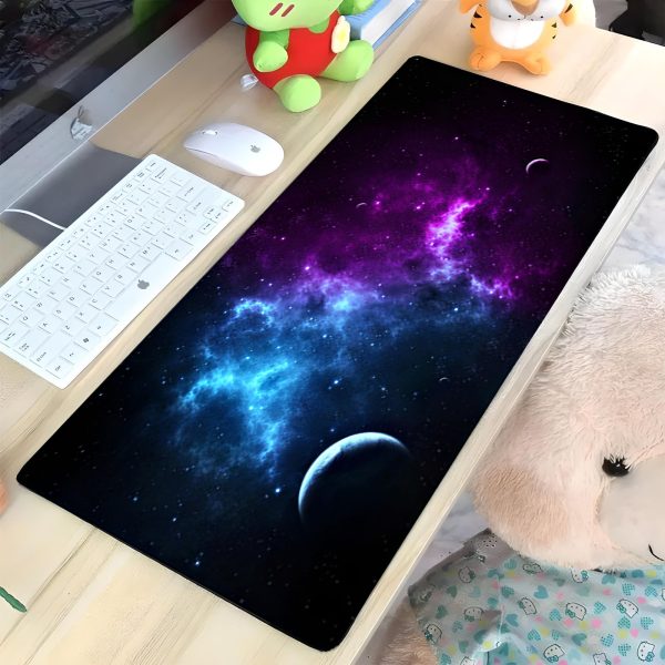 Spēļu galda paklājiņš spēlētājiem XXL 80 x 40 cm - galaktika