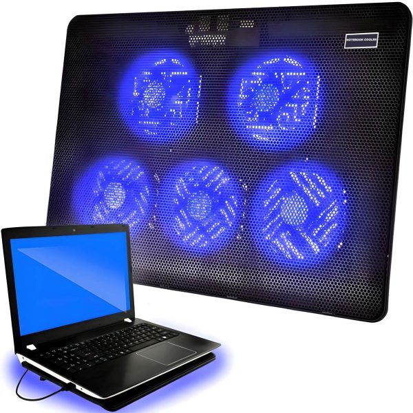 1029819-1-podstawka-chlodzaca-pod-laptop-z-podswietleniem-led-5904806161543-hurtownia-dropshipping.jpg Klēpjdatora dzesēšanas paliktnis ar LED apgaismojumu un 5 ventilatoriem 12-17 collas
