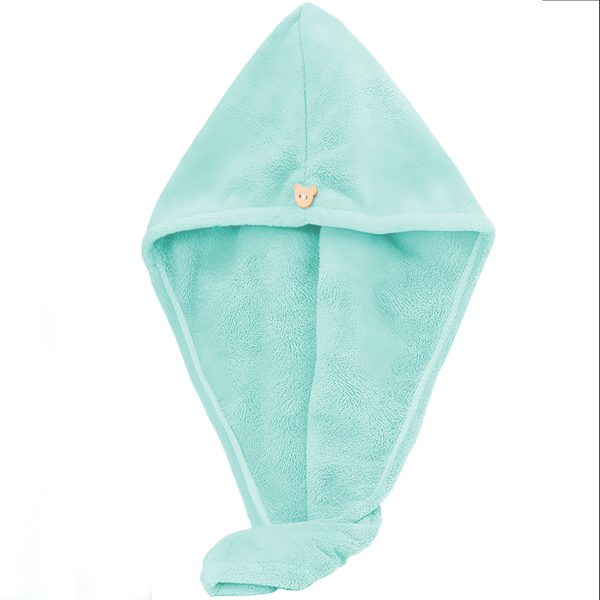 Turbana mikrošķiedras matu žāvēšanas dvielis, absorbējošs - piparmētru