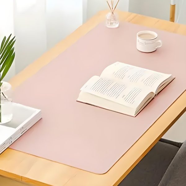 Spēļu galda peles paliktnis XXL 90 x 45 cm - rozā