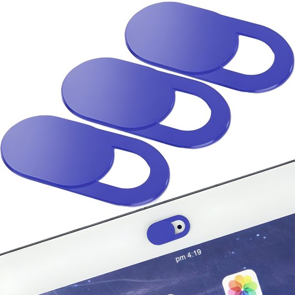 Klēpjdatora kameras vāciņš, zils - 3 gab.