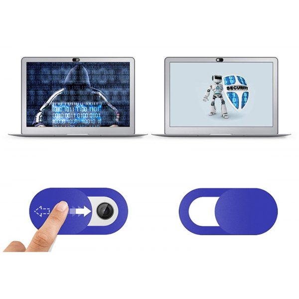 Klēpjdatora kameras vāciņš, zils - 3 gab.