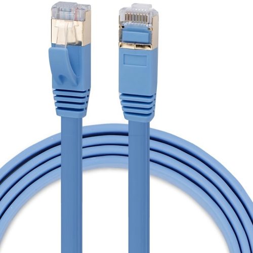 Tīkla kabelis interneta kabelis RJ45 CAT7 1 m zils