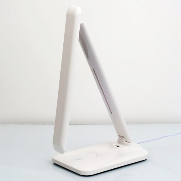 Skolas galda lampa ar induktīvo lādētāju, 3 krāsas, 5 režīmi, 10 W