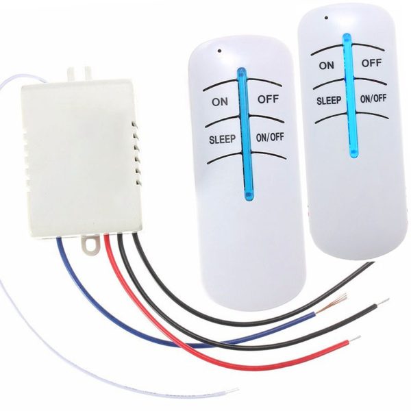 Bezvadu tālvadības gaismas slēdzis - 2 gab.