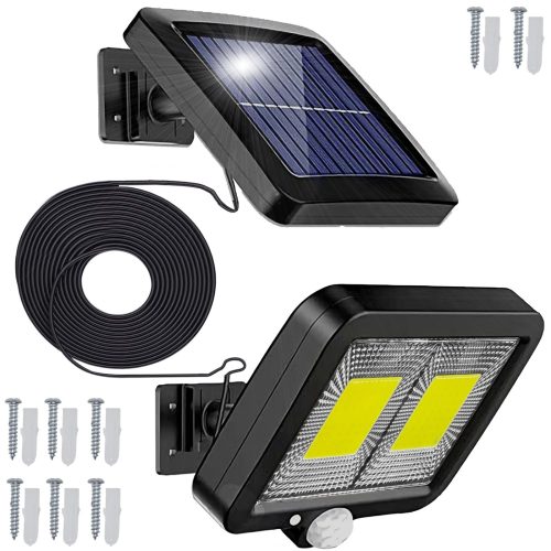 Āra saules lampa ar kustības sensoru 108 LED 2200 W