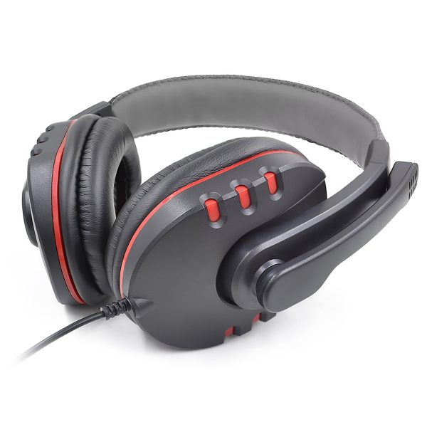 Spēļu austiņas ar mikrofonu spēlētājiem LED