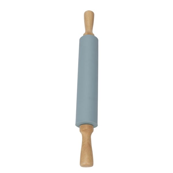 Silikona virtuves mīklas rullis 38 cm - pelēks