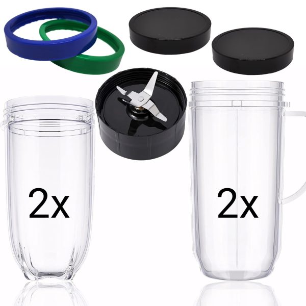 Daudzfunkcionāls krūzes blenderis 2 krūzes 470 ml 600 W