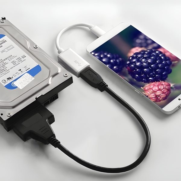 Adapteris HDD SSD SATA-USB 2.5'' 32 cm