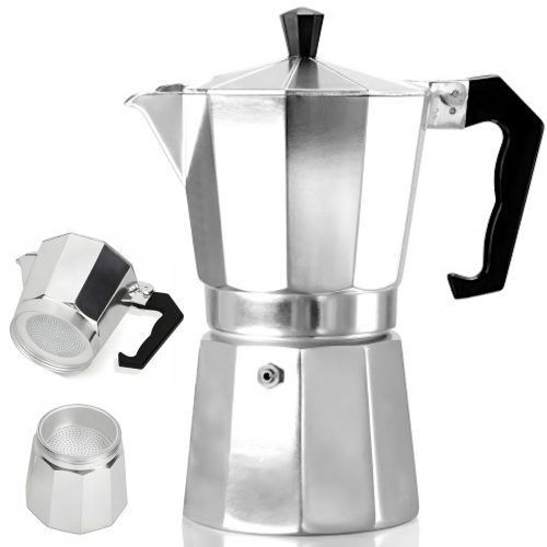 Kafijas automāts, alumīnija kafijas automāts, GĀZES KERAMIKA, 600 ml