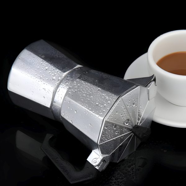 Kafijas automāts, alumīnija kafijas automāts, GĀZES KERAMIKA, 600 ml