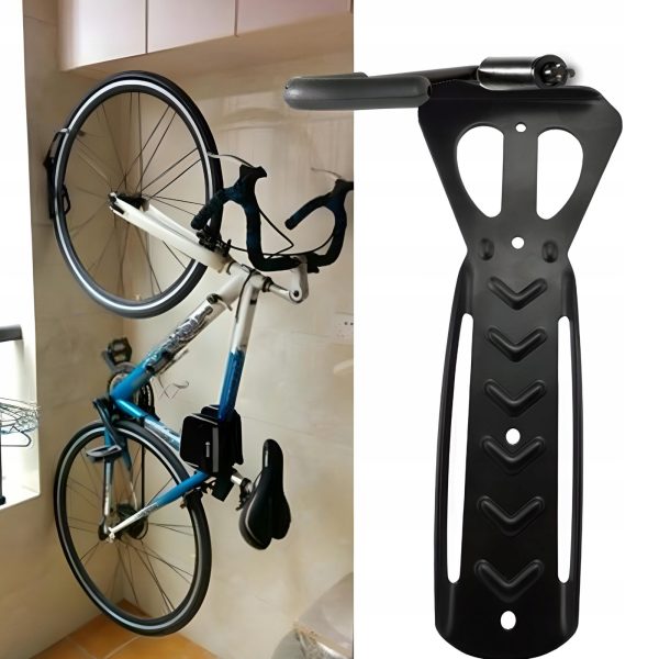 1029942-2-uchwyt-wieszak-rowerowy-scienny-na-kola-24-29-retoo-hurtownia-dropshipping.jpg Pie sienas stiprināms velosipēdu turētājs 24–29 collu riteņiem līdz 30 kg