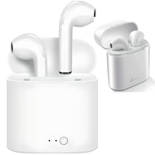 1029947-1-sluchawki-bezprzewodowe-z-funkcja-powerbanku-bt-i7-retoo-hurtownia-dropshipping.jpg BT i7s bezvadu austiņas ar barošanas bloka funkciju - baltas