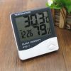 Digitālais termometrs-higrometrs ar modinātāju un datumu, stāvošs, darbināms ar baterijām, 0-50C
