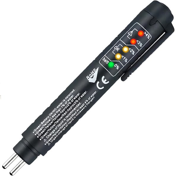 DOT 3/4/5/5.1 LED bremžu šķidruma mērītāja testeris