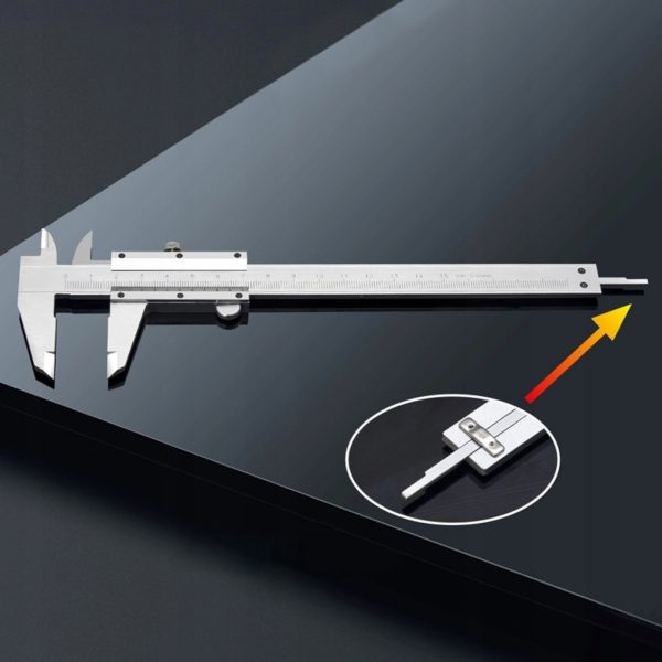 Analogais suports korpusā 0-150 mm