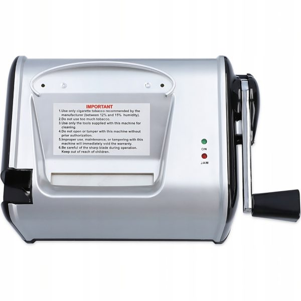 Elektriskā cigarešu mašīna, virzuļveida tabakas pildīšanas mašīna, 230 V