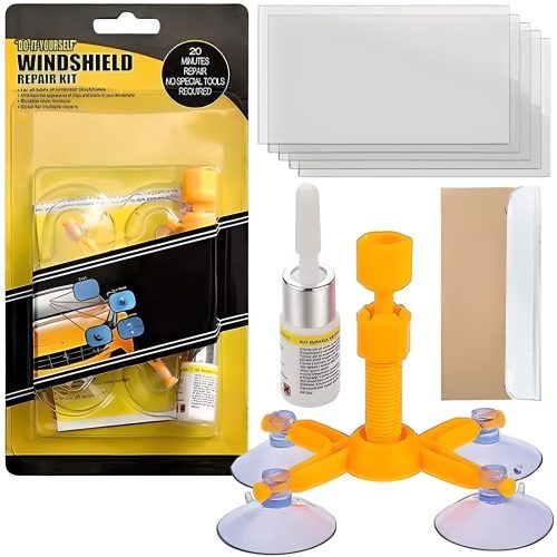 Automašīnas logu plaisu un šķembu remonta komplekts