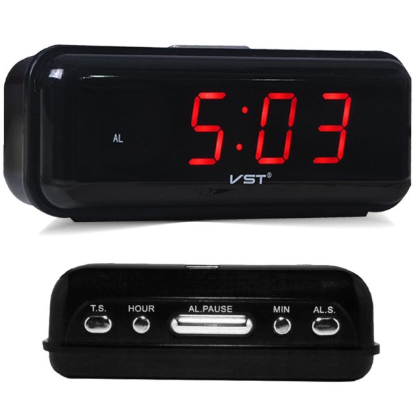 Elektroniskais modinātājpulkstenis ar LED modinātāju