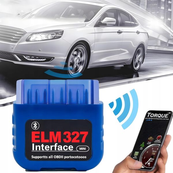 OBDII Bluetooth Android automašīnas diagnostikas skenera saskarne