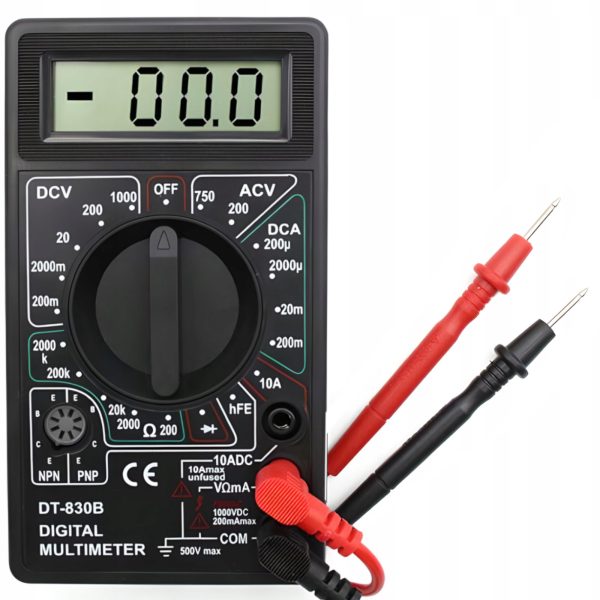 Digitālais multimetrs strāvas sprieguma pretestības mērītājs 0-500 V 0-5 A