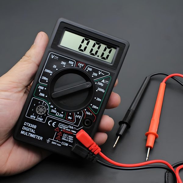 Digitālais multimetrs strāvas sprieguma pretestības mērītājs 0-500 V 0-5 A