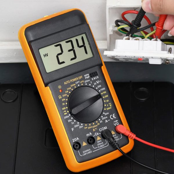 Digitālais multimetrs, strāvas sprieguma pretestības LCD mērītājs