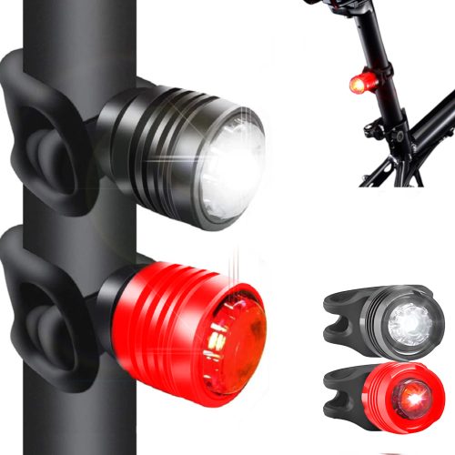 1029989-1-lampka-rowerowa-przod-tyl-na-baterie-3-tryby-2-szt-retoo-hurtownia-dropshipping.jpg Priekšējais un aizmugurējais ar akumulatoru darbināms velosipēda lukturis, 3 režīmi - 2 gab.