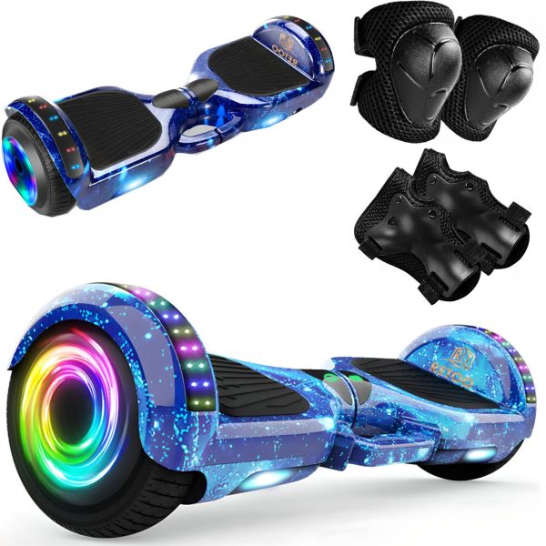 Elektriskais skrituļdēlis Hoverboard ar Bluetooth skaļruni un LED gaismu 10 collas
