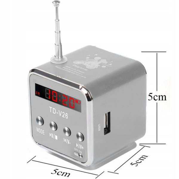 Bezvadu radio skaļrunis Bluetooth FM AUX LCD