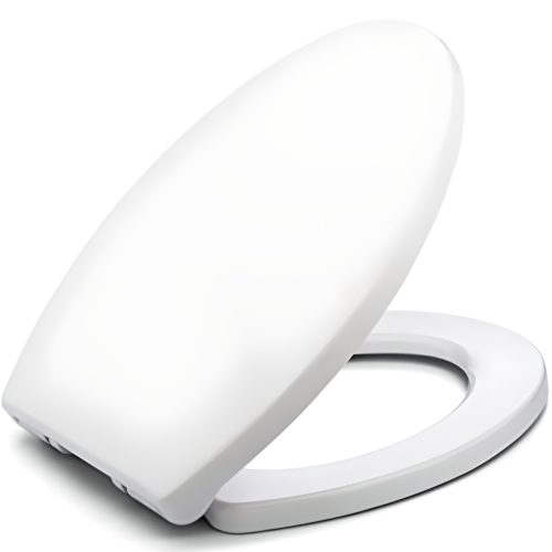 Universāls tualetes poda sēdeklis ar mīkstu aizvēršanas vāku