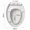 Universāls tualetes poda sēdeklis ar mīkstu aizvēršanas vāku