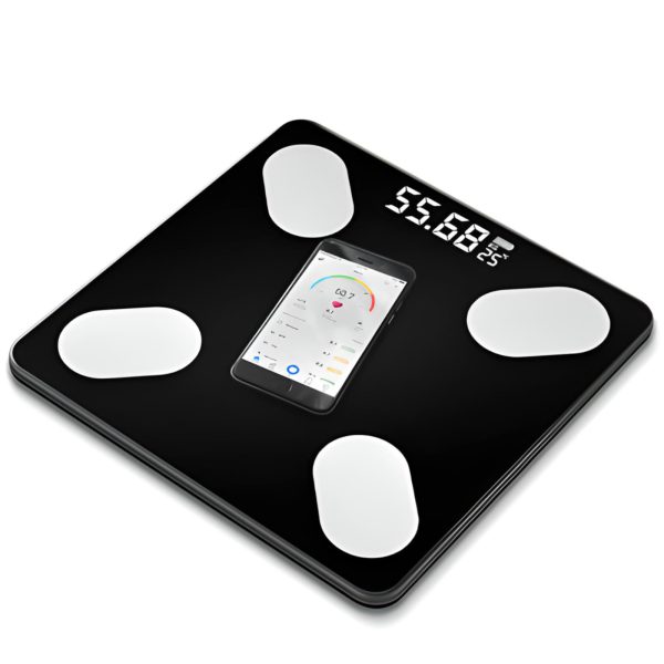 Viedie Bluetooth vannas istabas analītiskie svari līdz 180 kg LCD